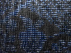 アンティーク　色紙に草花模様織り出し本場泥大島紬着物(5マルキ)